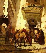 unknow artist Arab or Arabic people and life. Orientalism oil paintings  342 Spain oil painting artist
